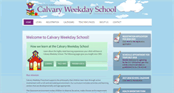 Desktop Screenshot of calvaryweekdayschool.com